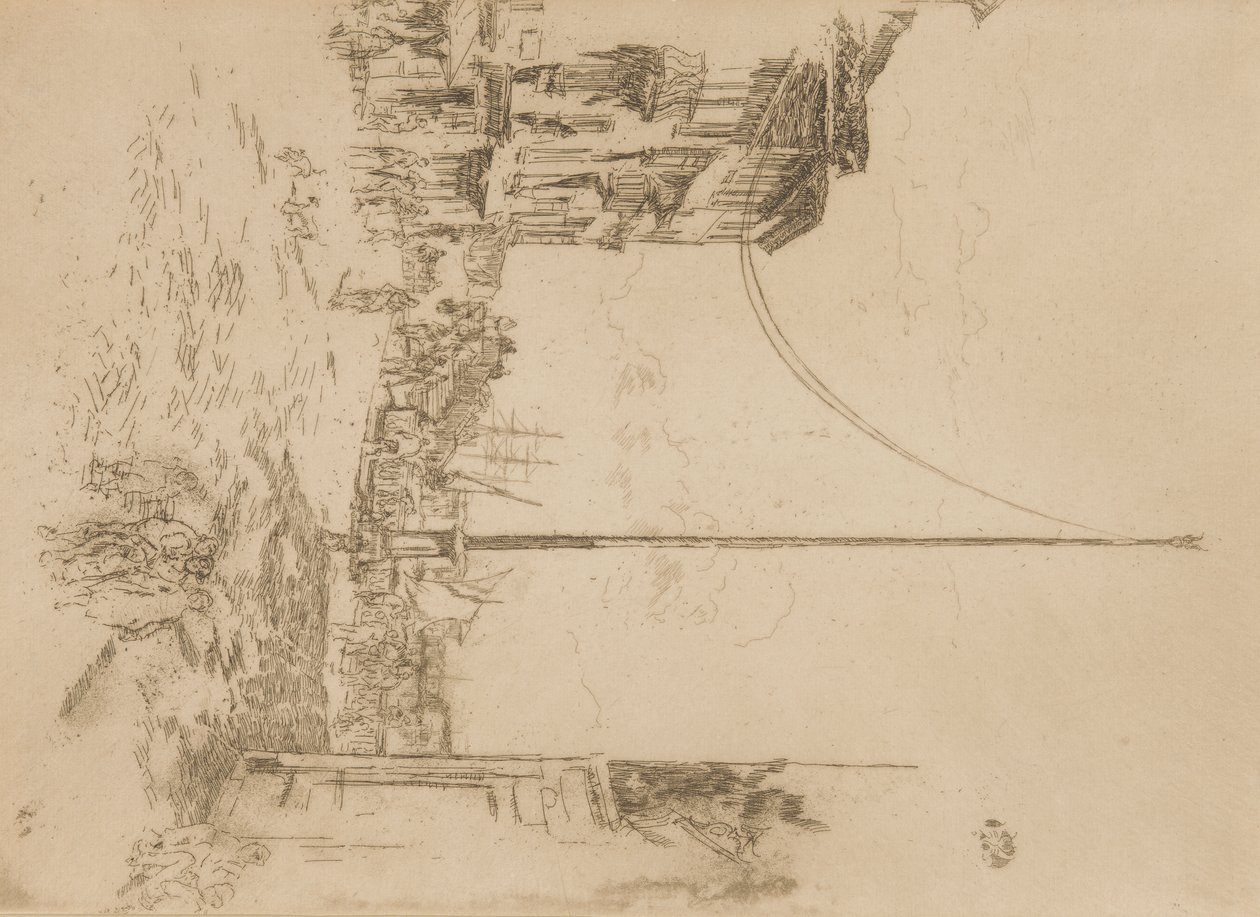 Malý stožár od James Abbott McNeill Whistler
