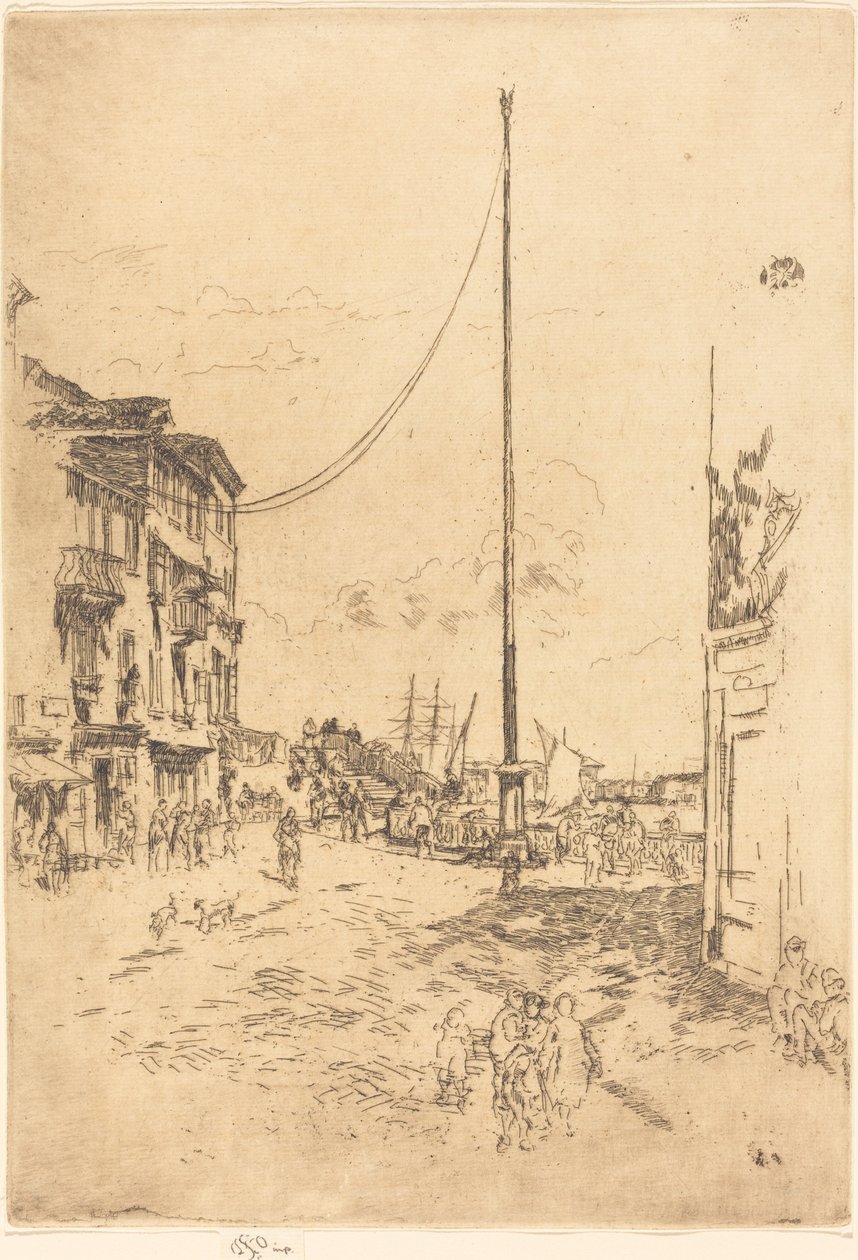 Malý stožár od James Abbott McNeill Whistler
