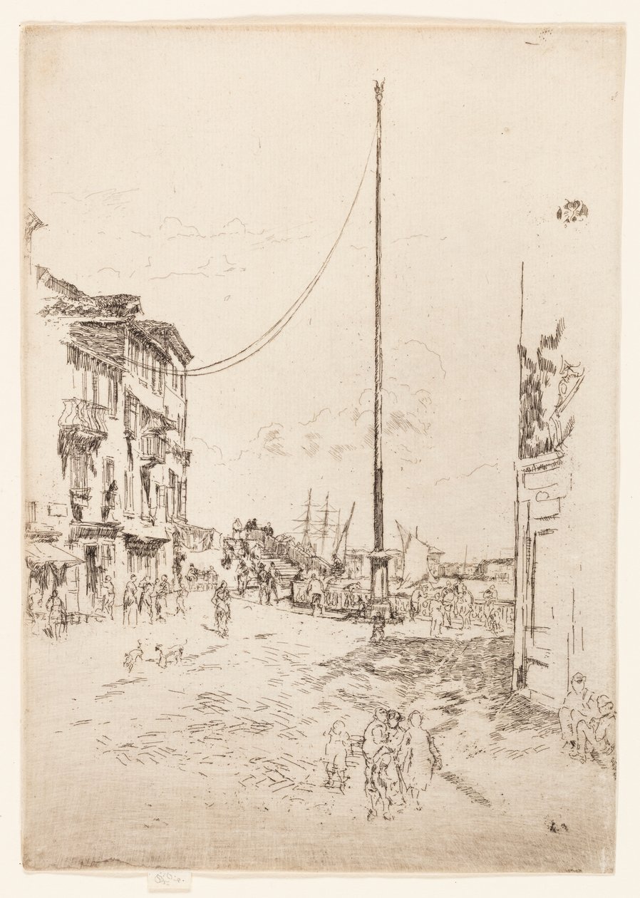 Malý stožár od James Abbott McNeill Whistler
