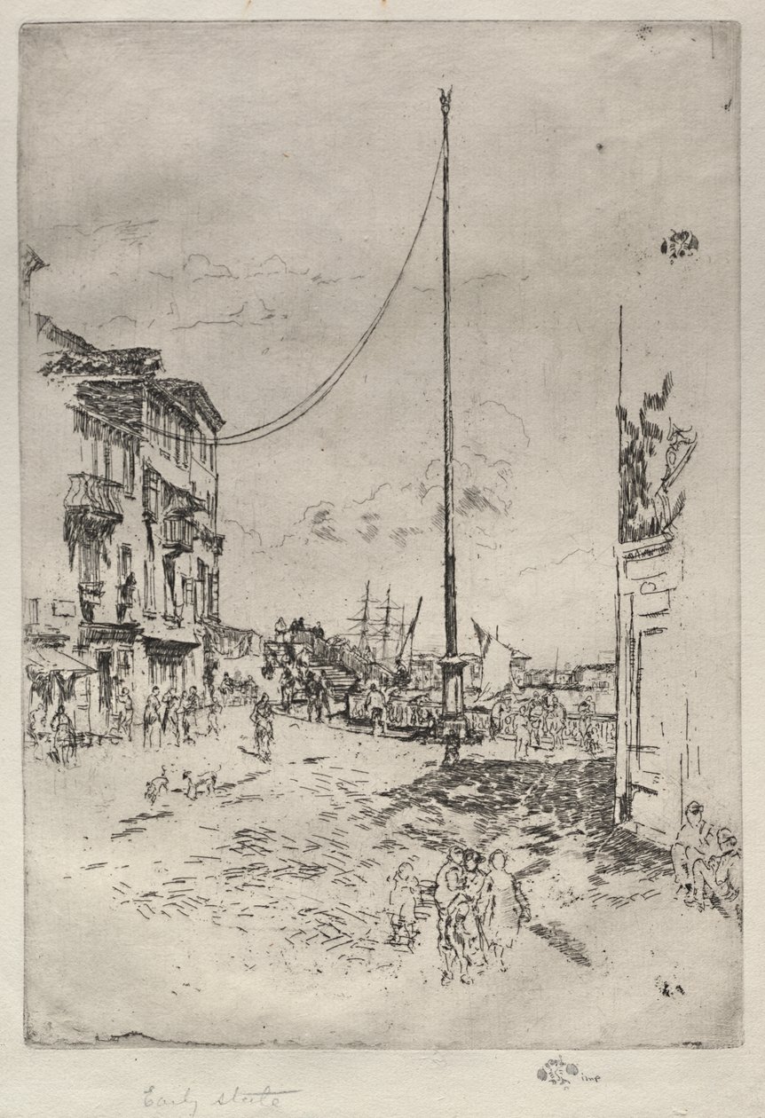 Malý stožár od James McNeill Whistler