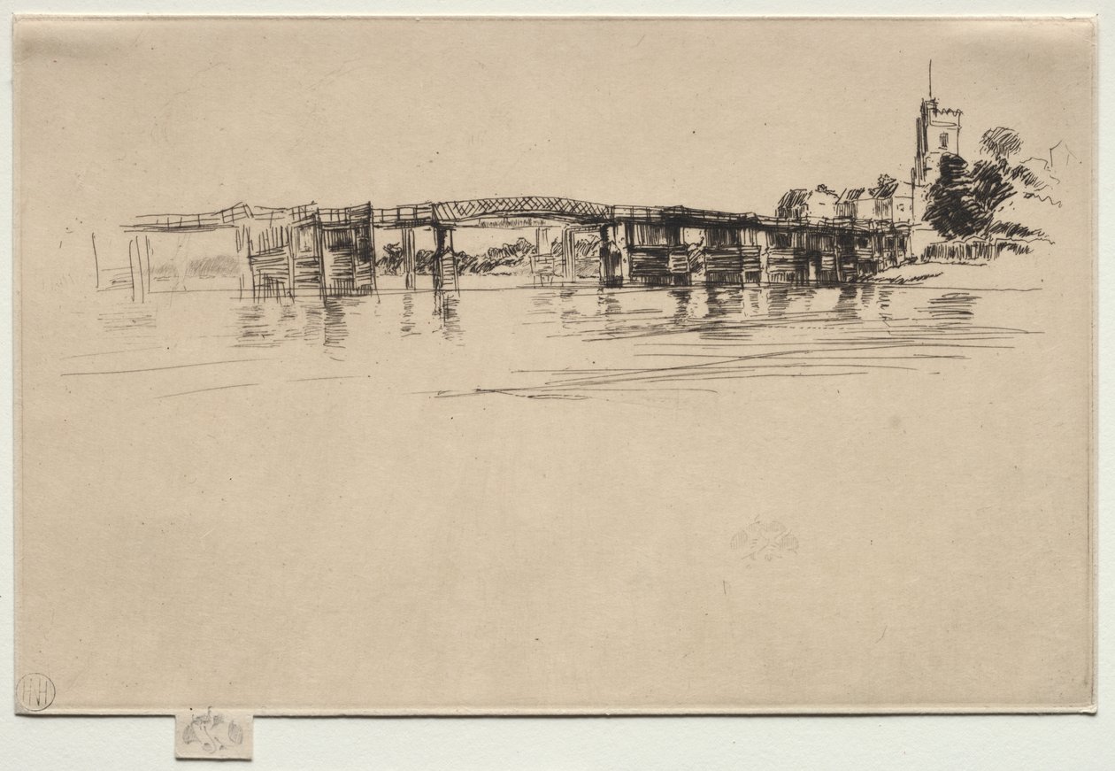 The Little Putney, č. 1 od James McNeill Whistler