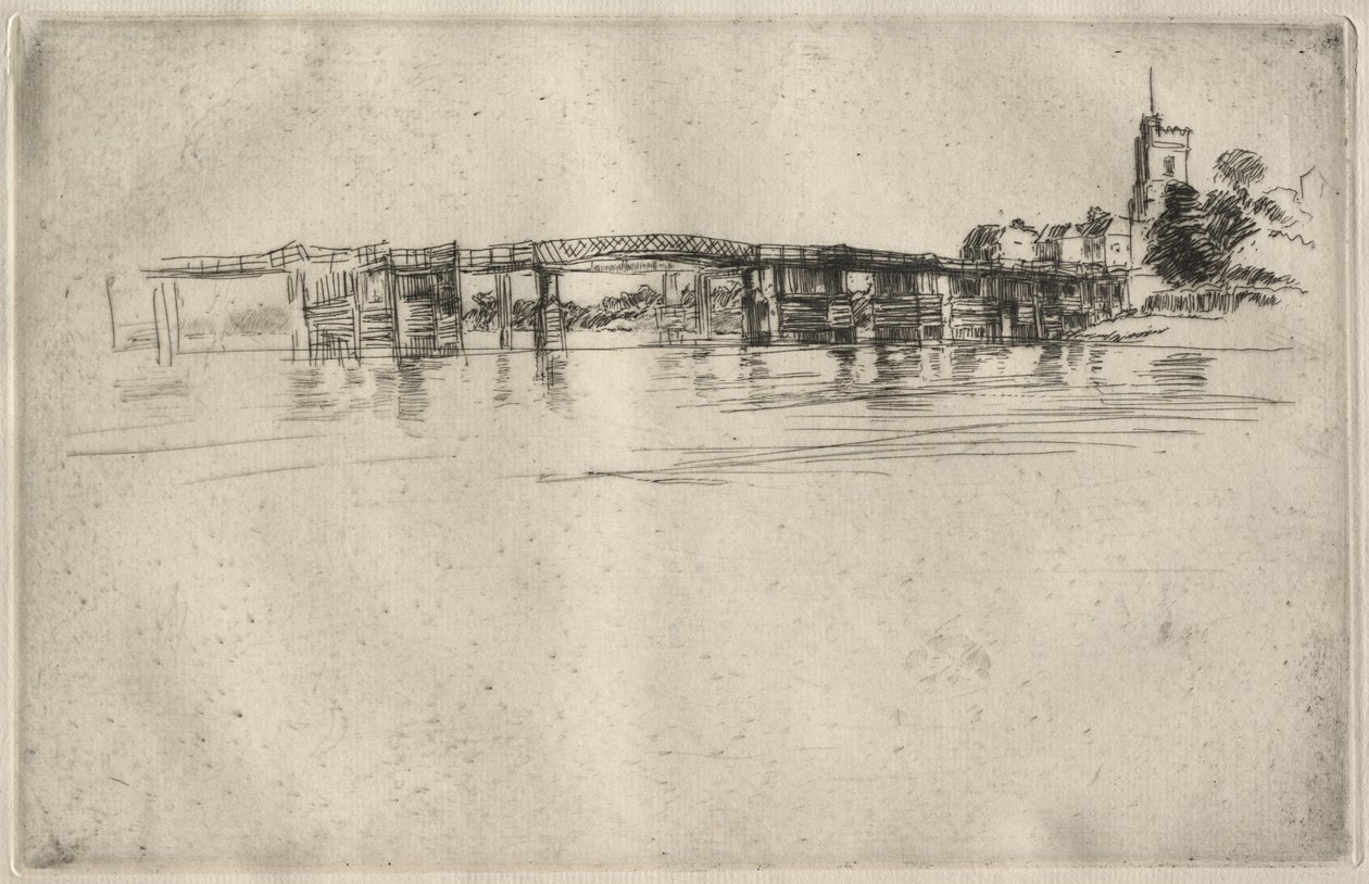 The Little Putney č. 1 od James McNeill Whistler