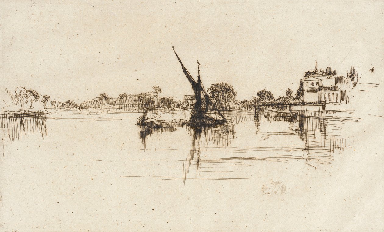 Malé Putney, č. 2 od James McNeill Whistler