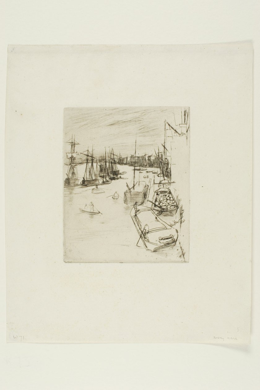 Malý Rotherhithe od James Abbott McNeill Whistler