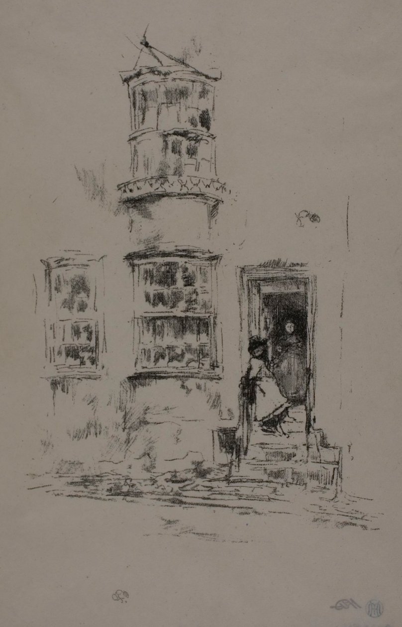 Malé kroky, Lyme Regis od James Abbott McNeill Whistler