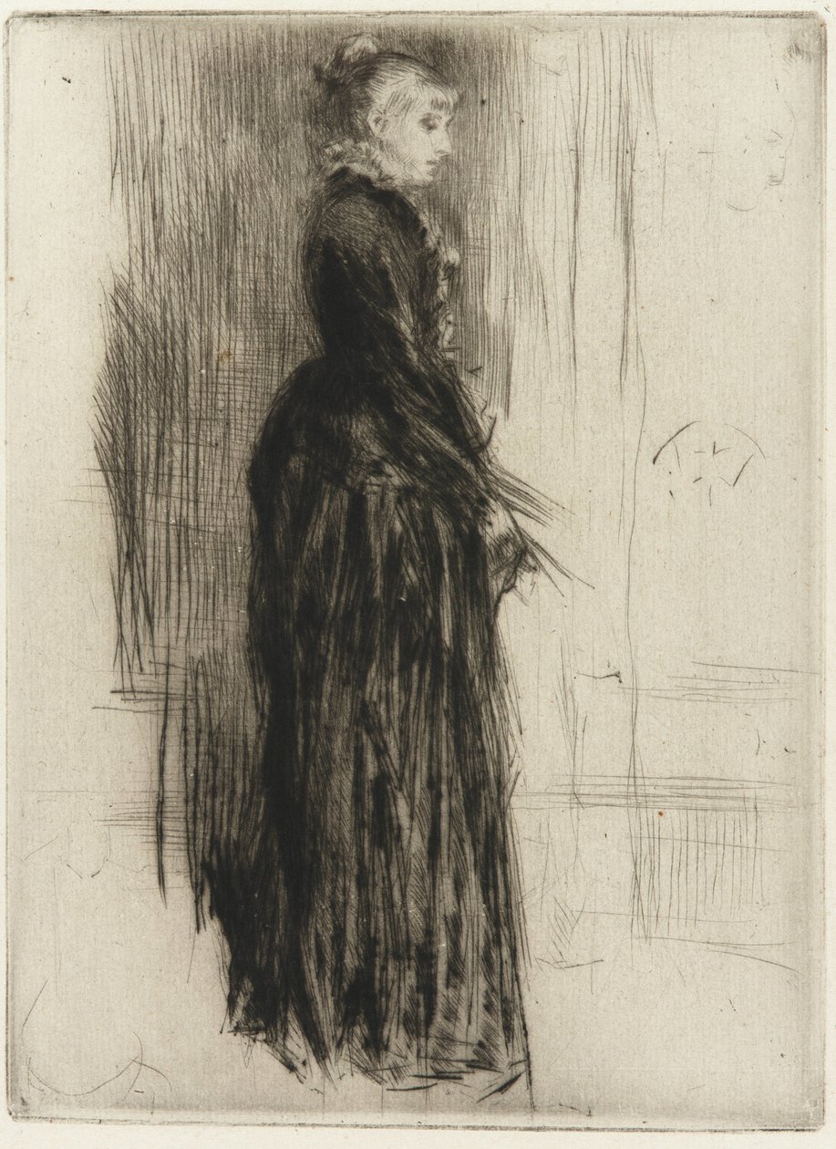 Malé sametové šaty od James Abbott McNeill Whistler