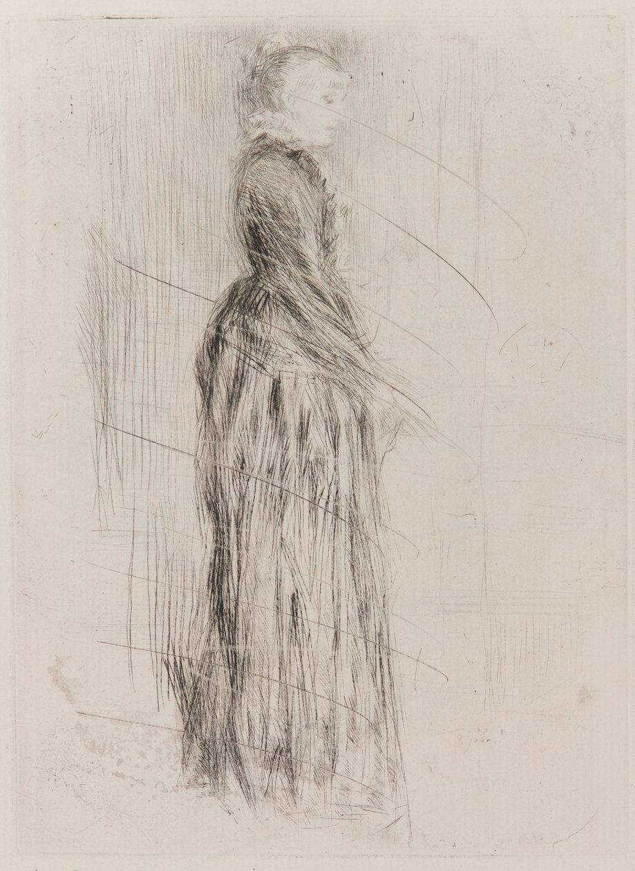 Malé sametové šaty od James Abbott McNeill Whistler