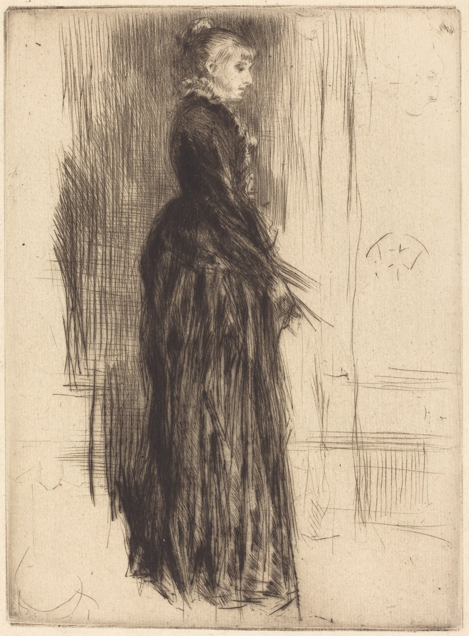 Malé sametové šaty od James McNeill Whistler