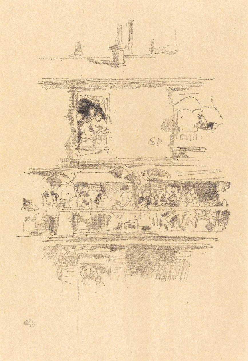 Dlouhý balkon od James Abbott McNeill Whistler