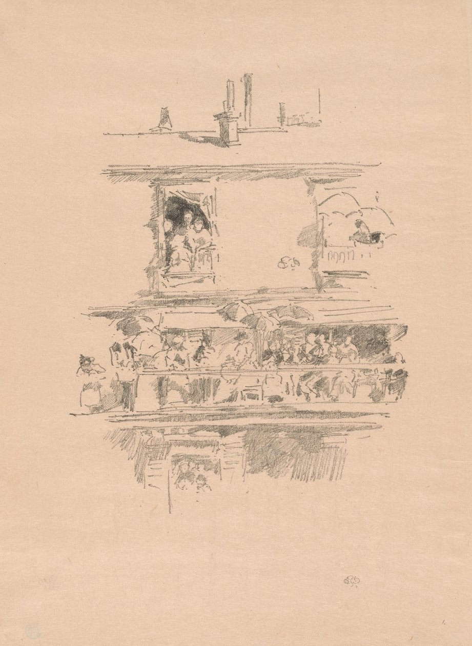 Dlouhý balkon od James McNeill Whistler