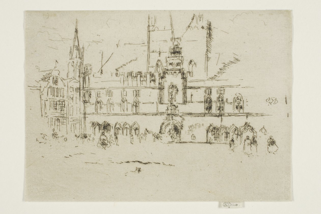 Trh, Bruggy od James Abbott McNeill Whistler