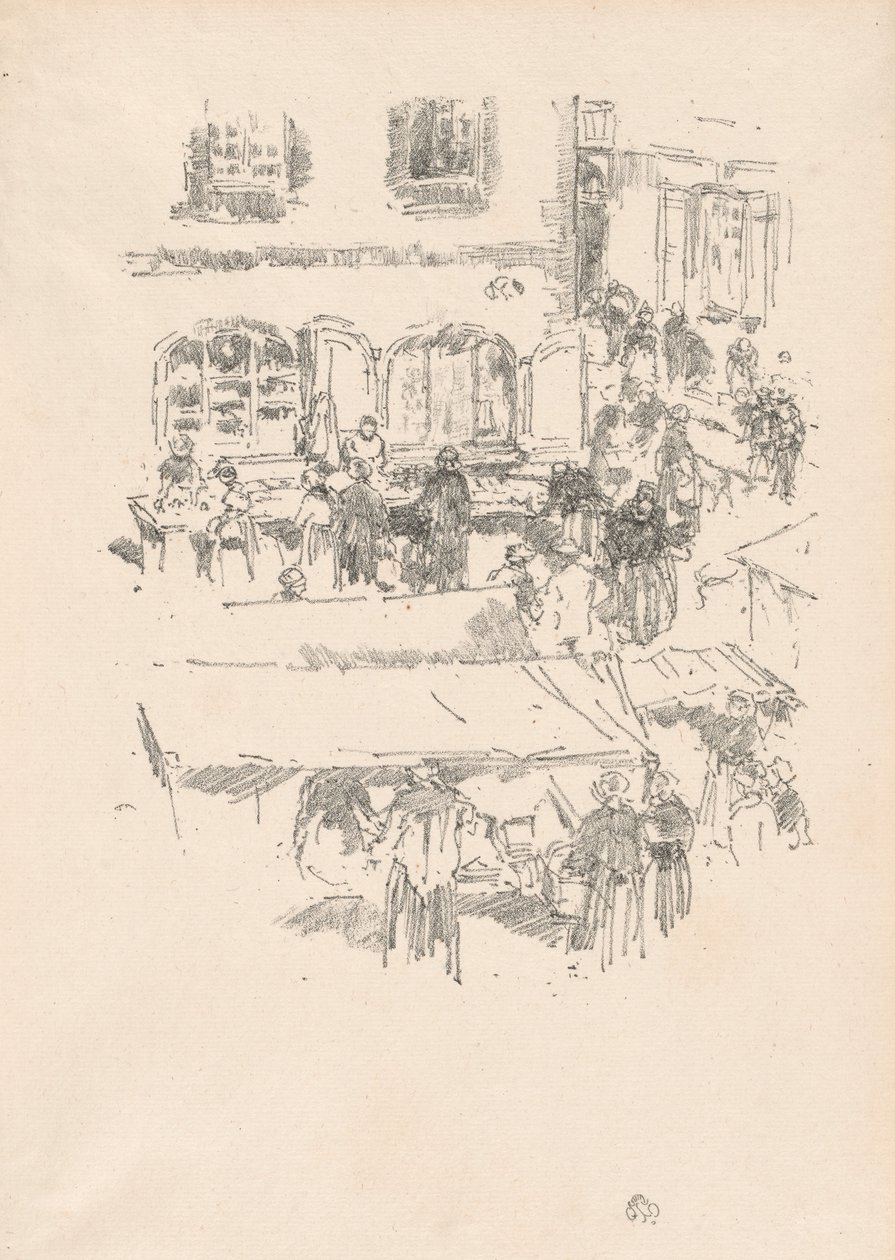 Tržiště, Vitre od James Abbott McNeill Whistler