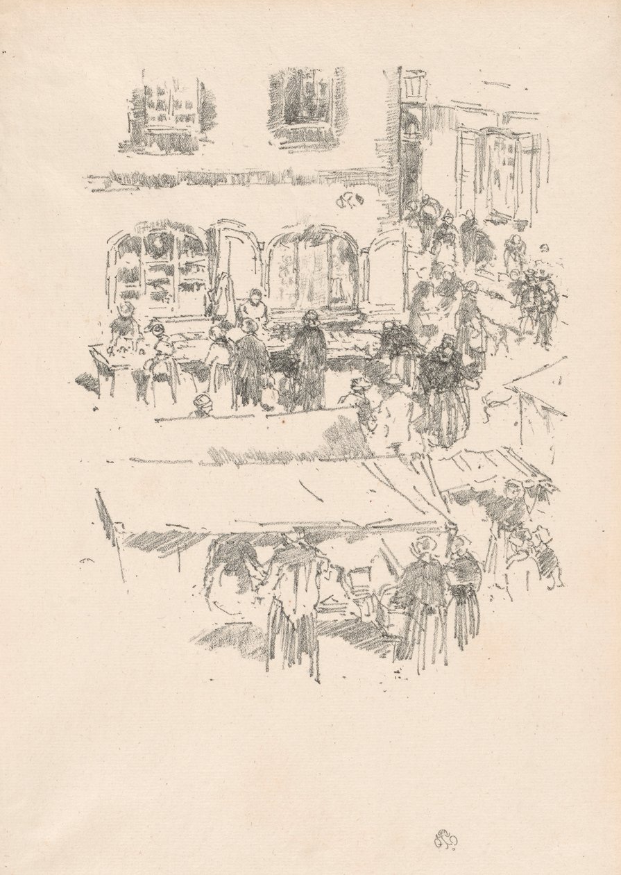 Tržiště, Vitre od James McNeill Whistler