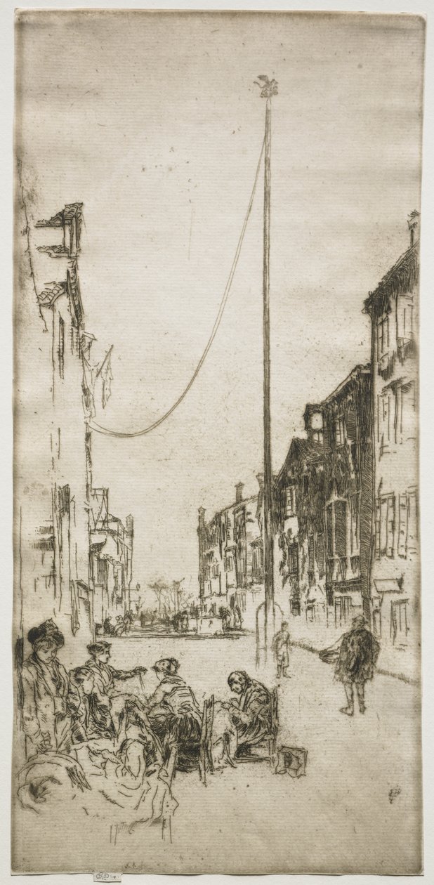 Stěžeň od James McNeill Whistler