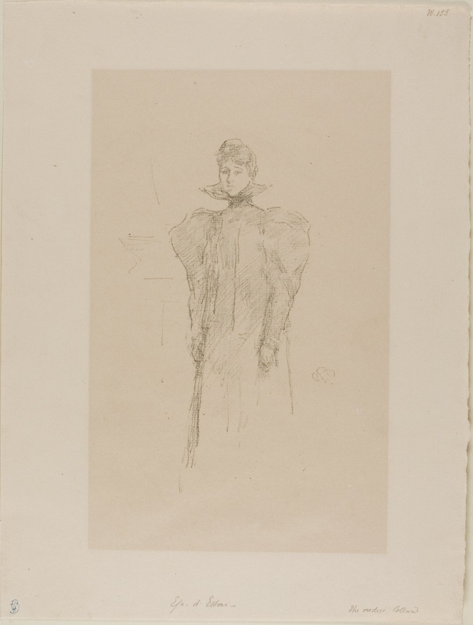 Medicejský límec od James Abbott McNeill Whistler