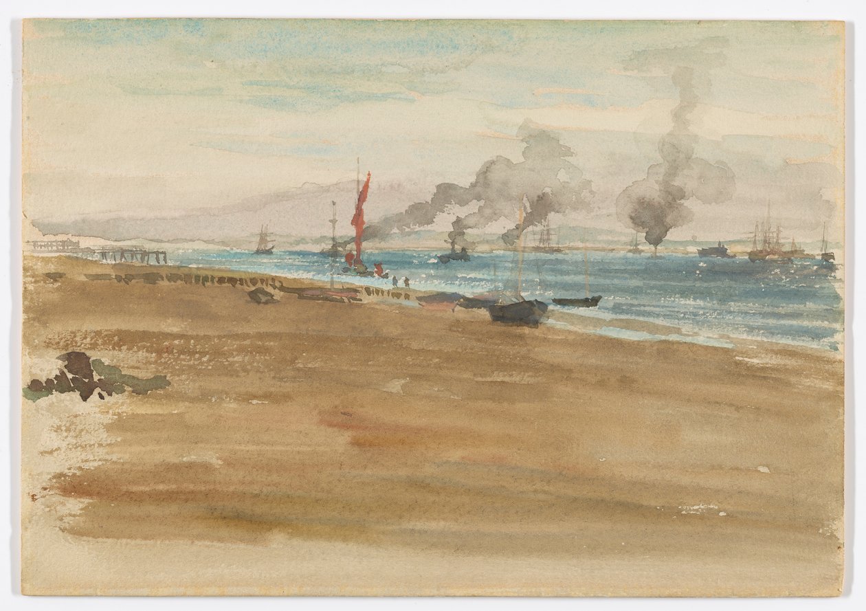 Ústa řeky od James Abbott McNeill Whistler