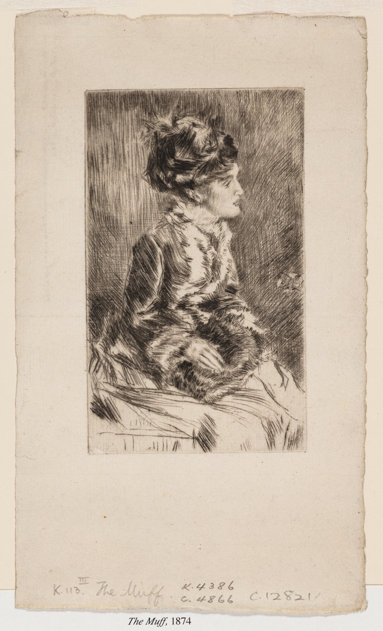 Muff od James Abbott McNeill Whistler