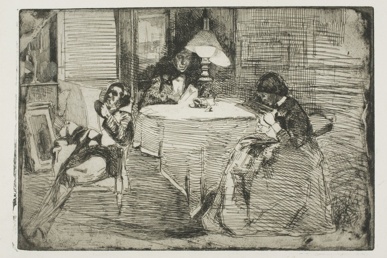 Hudební místnost od James Abbott McNeill Whistler