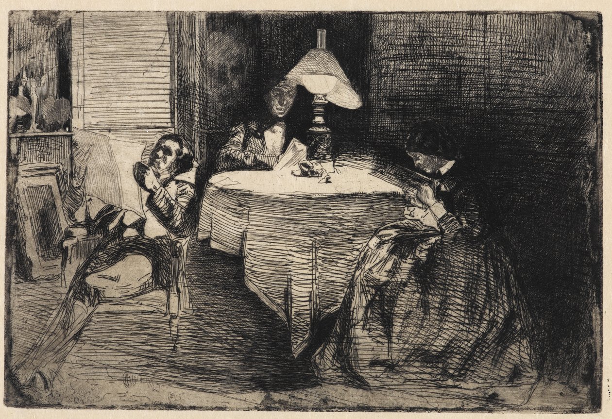 Hudební místnost od James Abbott McNeill Whistler