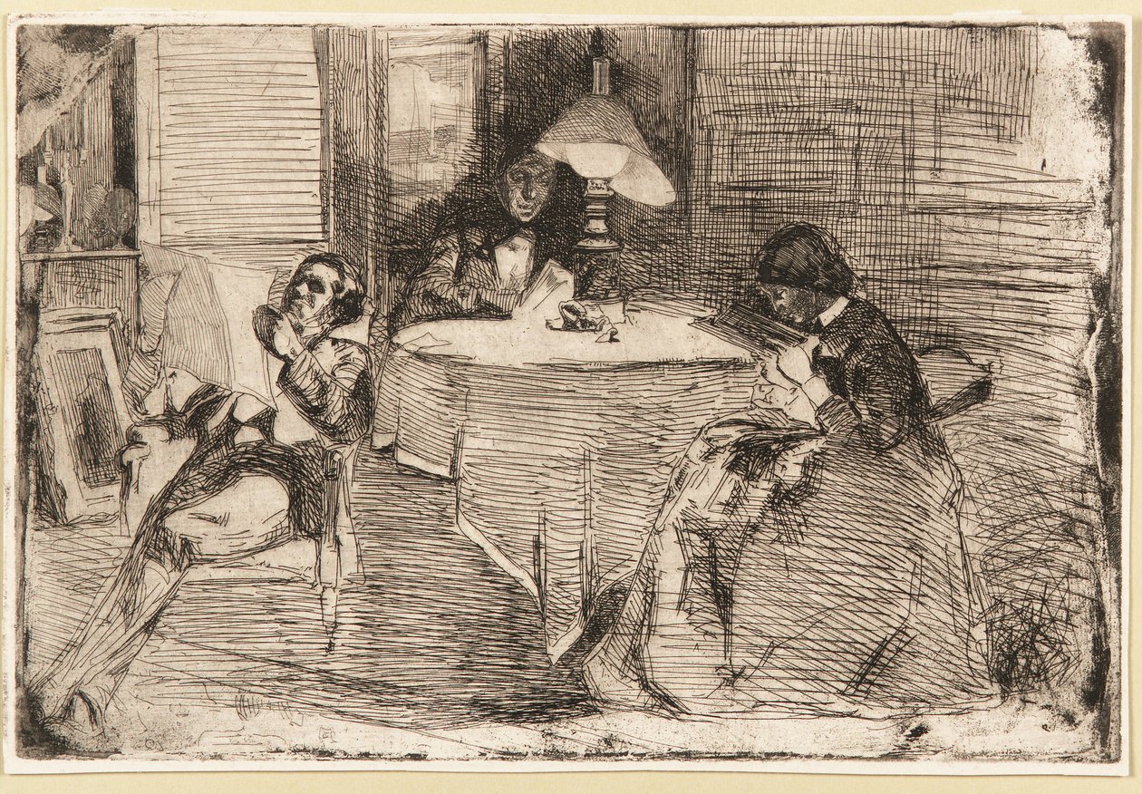 Hudební místnost od James Abbott McNeill Whistler