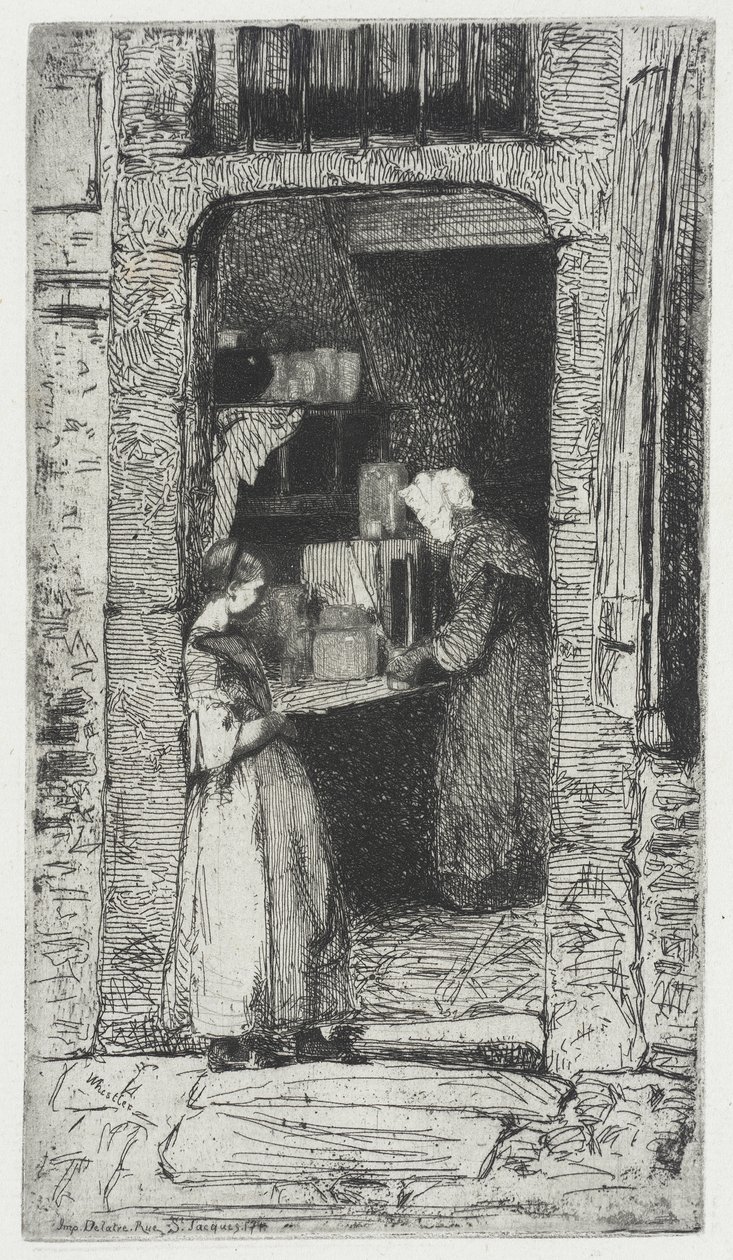 Obchodník s hořčicí od James McNeill Whistler