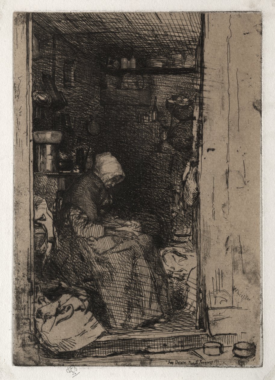 Stará hadrářka, č. 10 od James McNeill Whistler