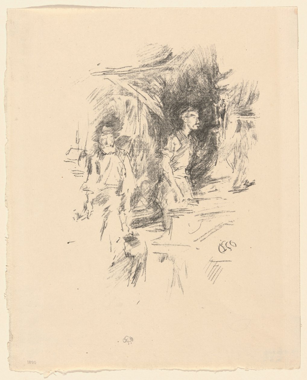 Příběh starého kováře od James McNeill Whistler