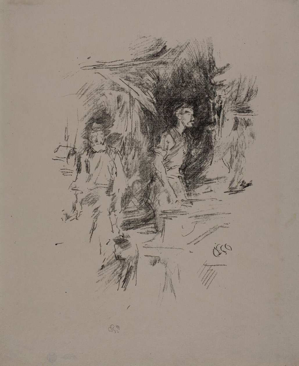 Příběh starého kováře od James McNeill Whistler