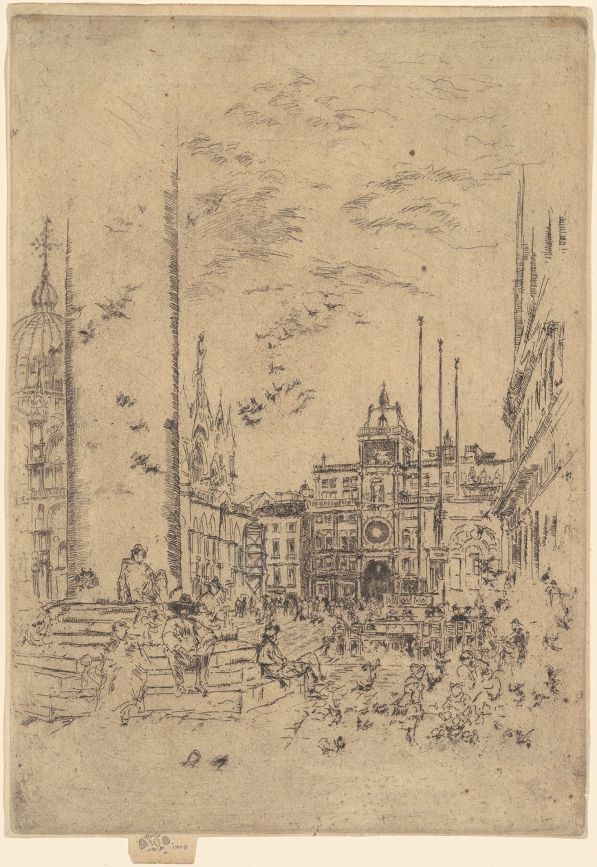 Piazzetta od James Abbott McNeill Whistler