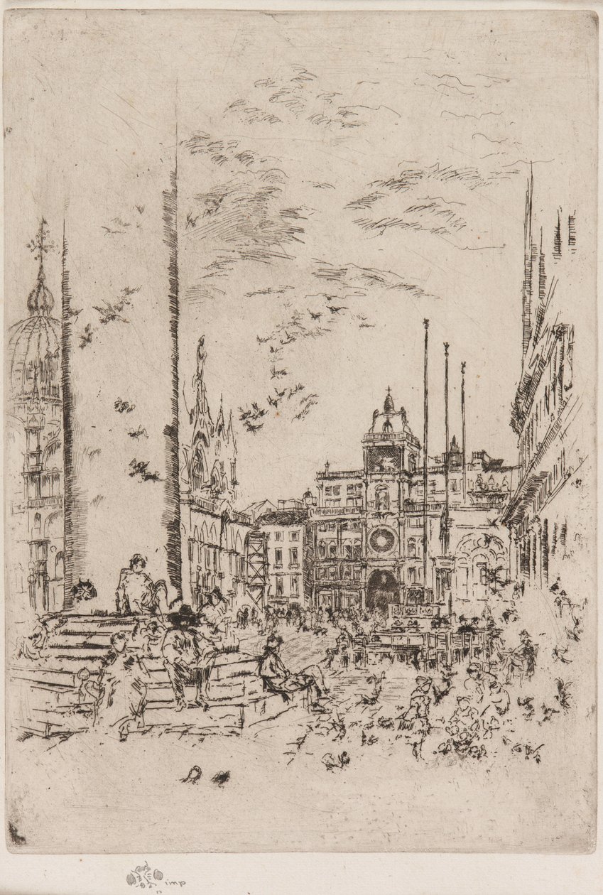 Piazzetta od James Abbott McNeill Whistler