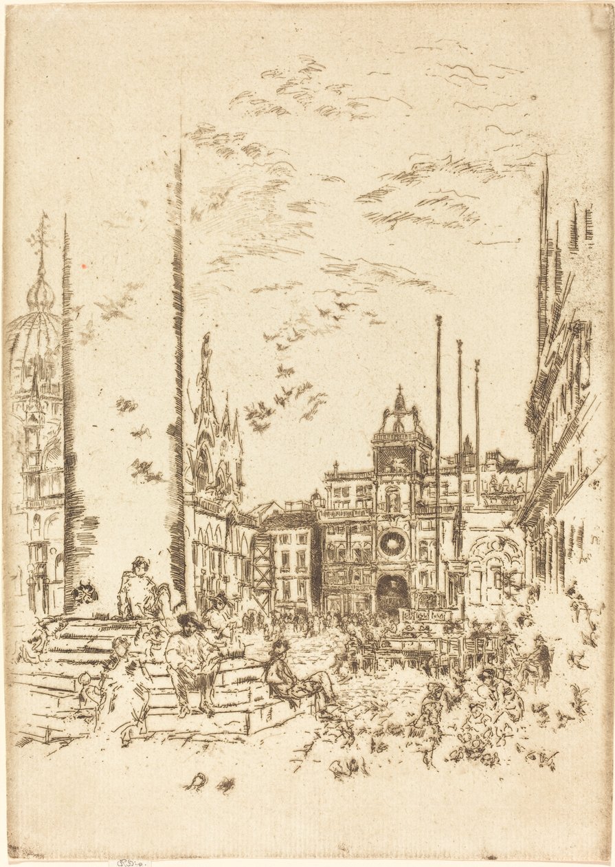 Piazzetta od James Abbott McNeill Whistler