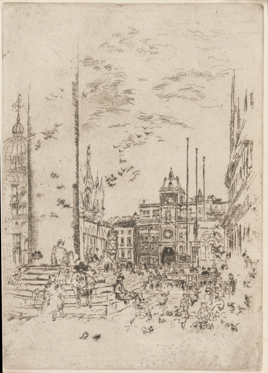 Piazzetta od James Abbott McNeill Whistler