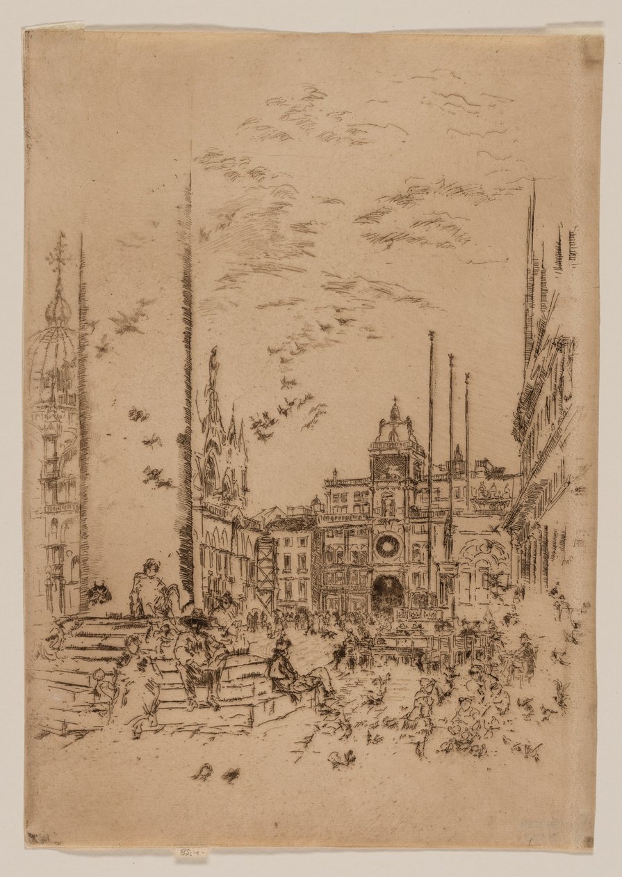 Piazzetta od James McNeill Whistler