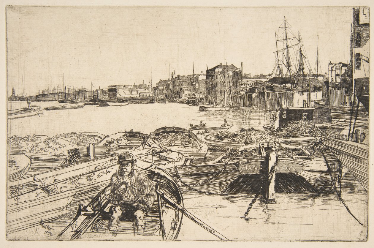 Rybník od James McNeill Whistler
