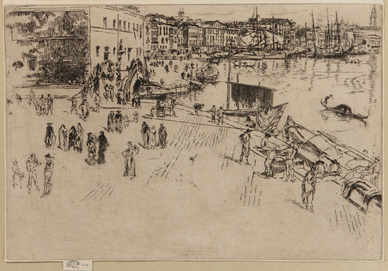 Riva od James Abbott McNeill Whistler