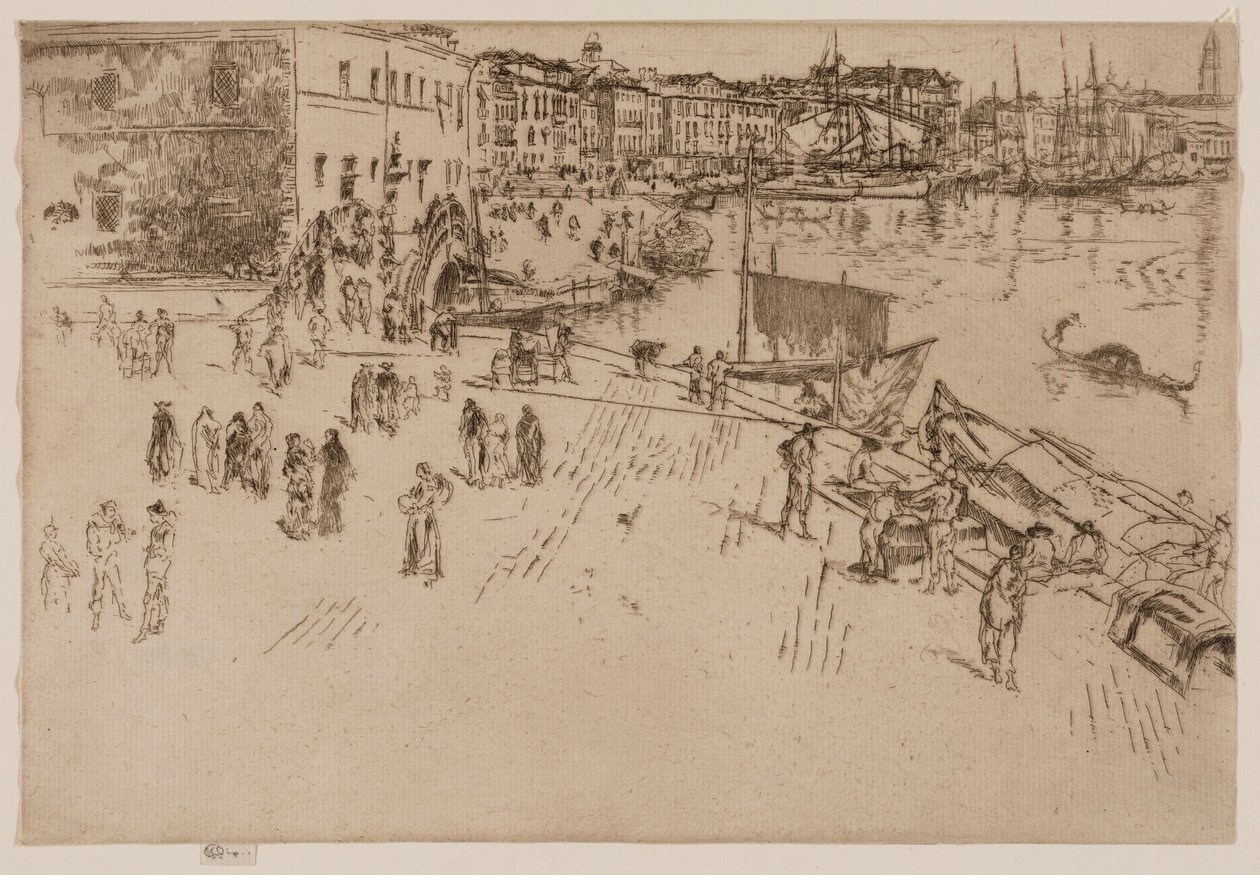 Riva od James Abbott McNeill Whistler