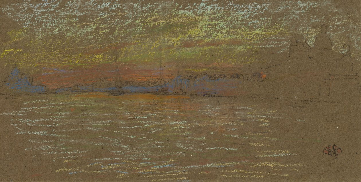 Riva od James Abbott McNeill Whistler