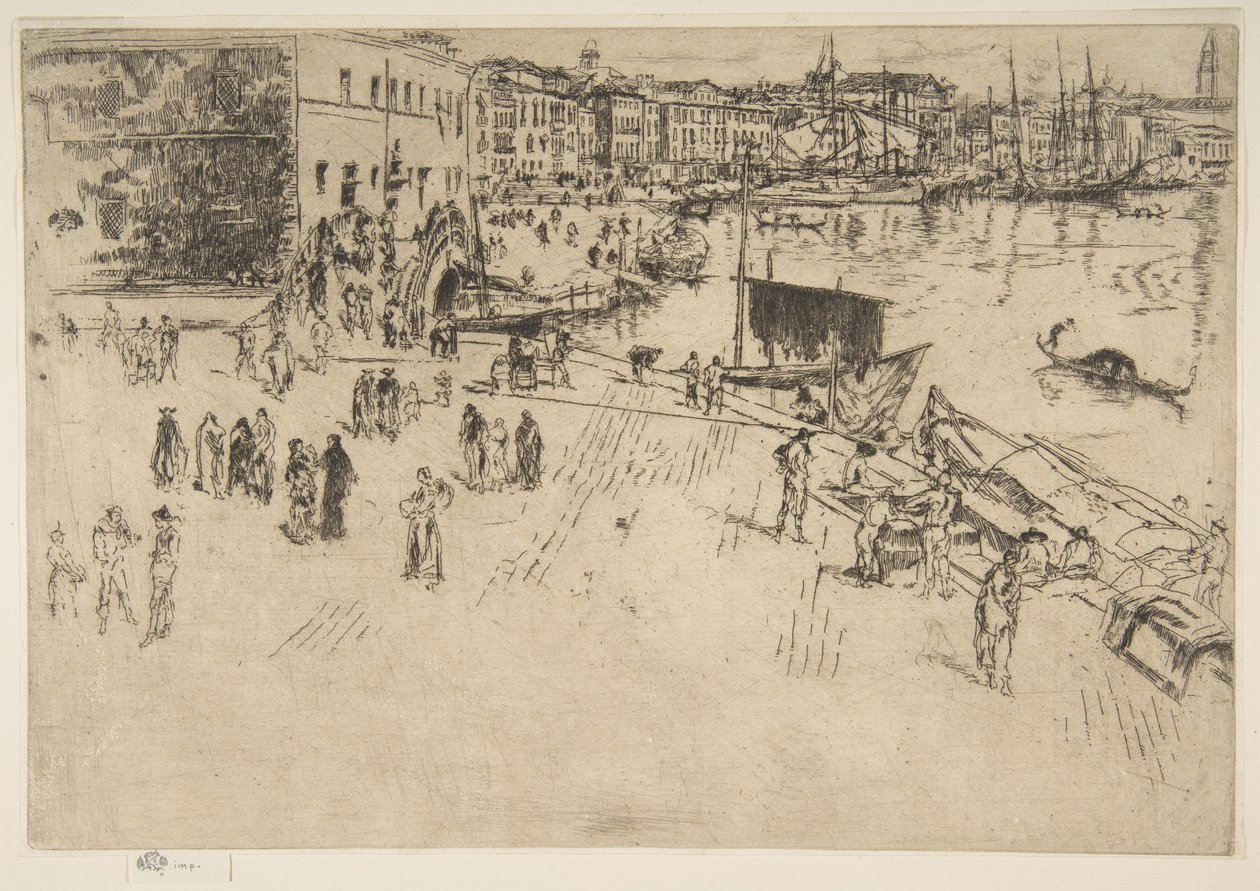 Riva, č. 1 od James McNeill Whistler