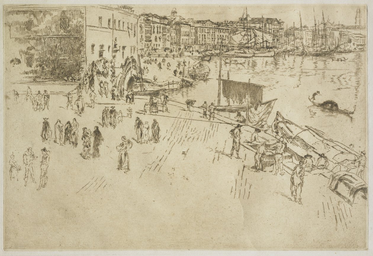 Riva, č. 1 od James McNeill Whistler