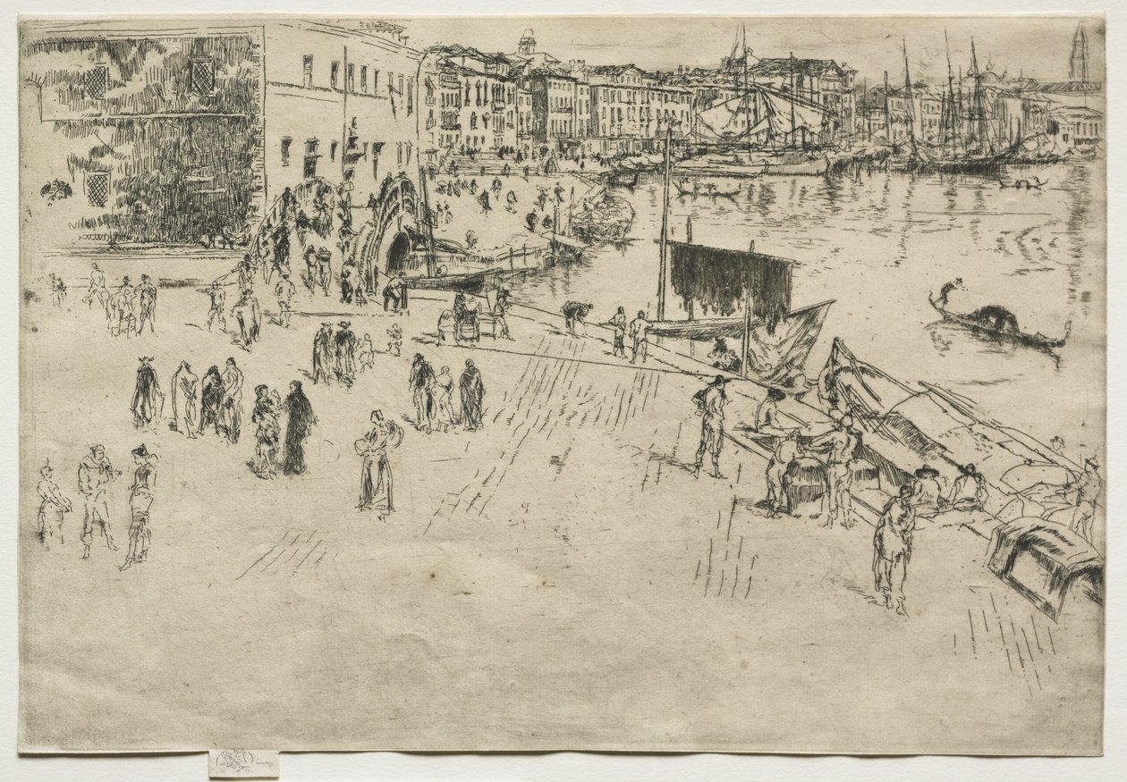 Riva, č. 1 od James McNeill Whistler