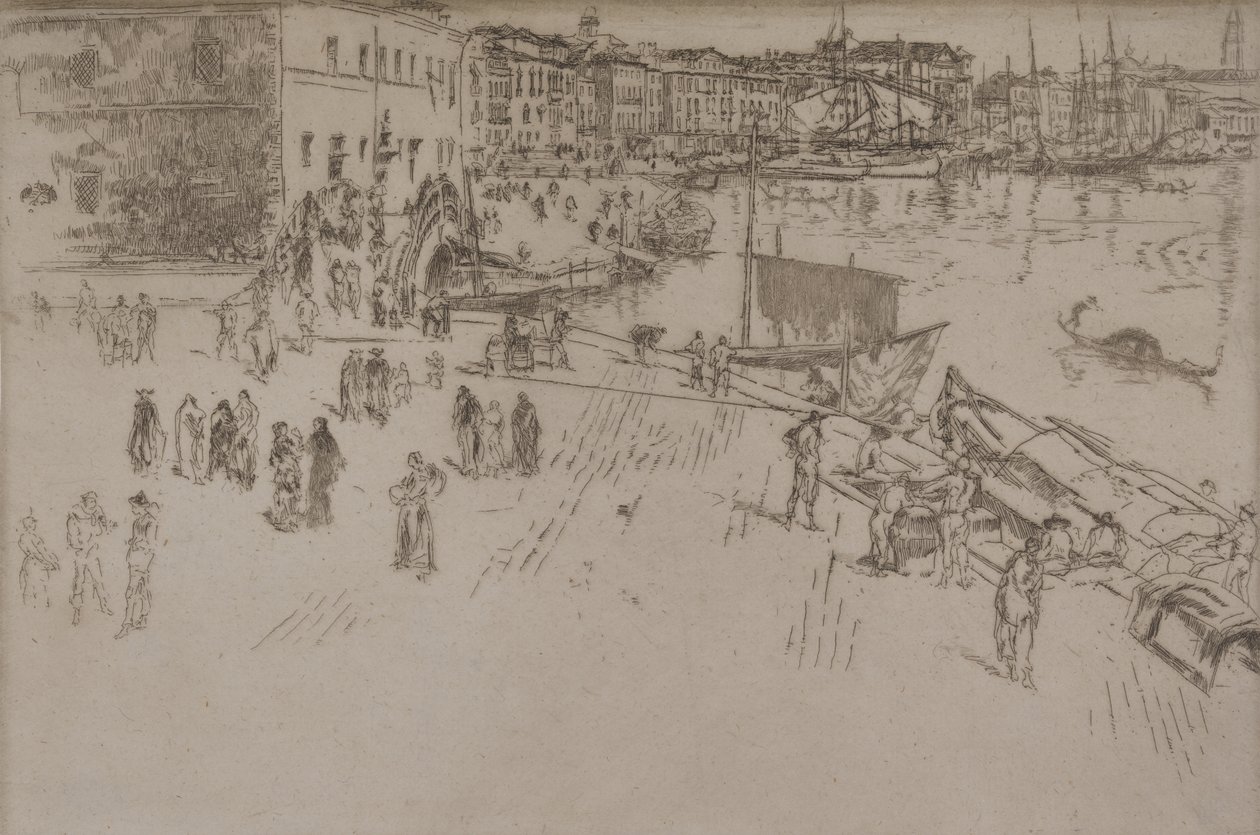 Riva, č. 1 od James McNeill Whistler