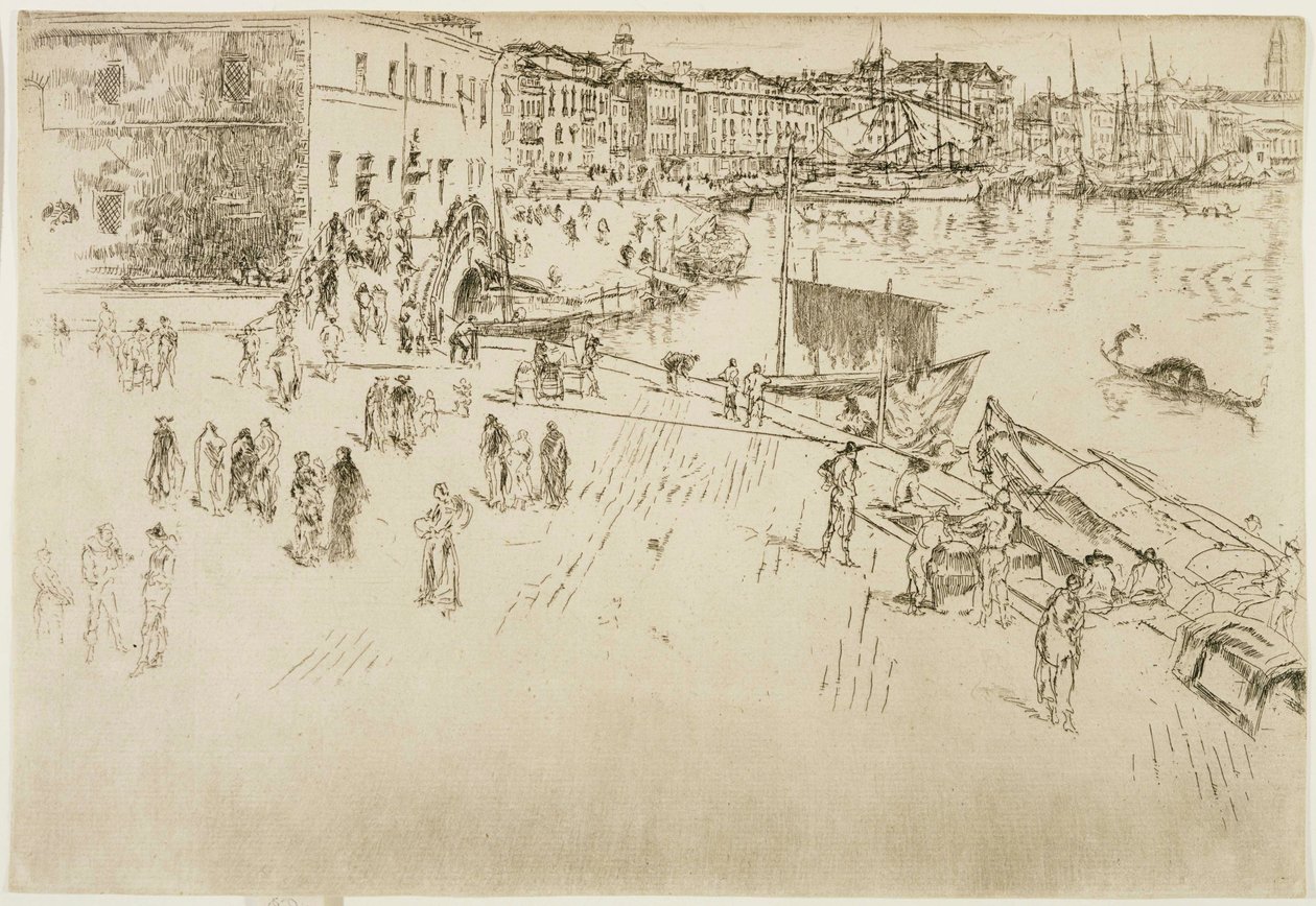 Riva, č. 1 od James McNeill Whistler