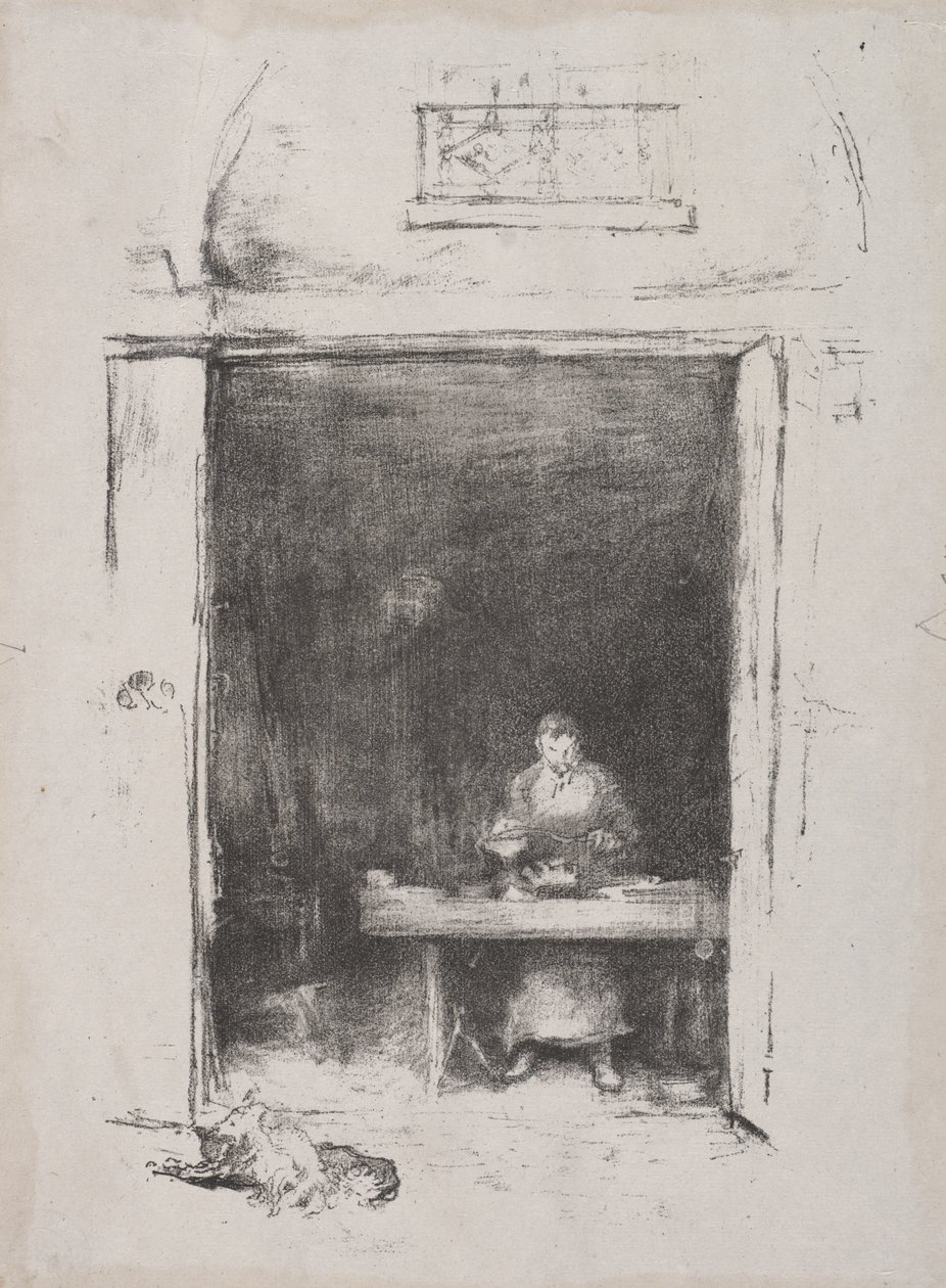 Kovář: Passage du Dragon od James McNeill Whistler