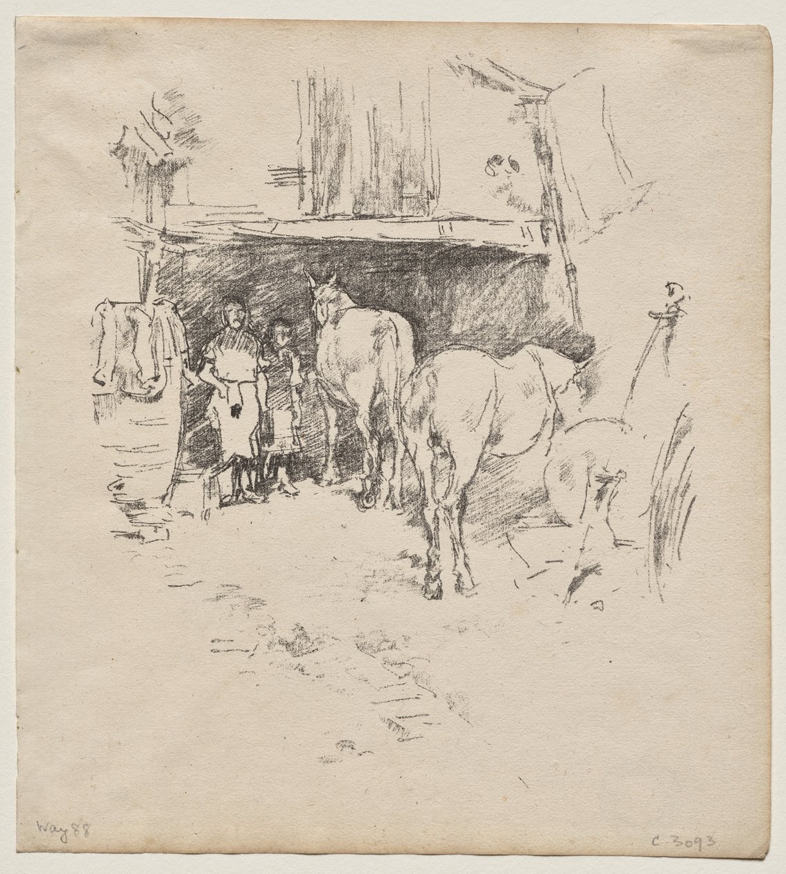 Smithův dvůr od James McNeill Whistler