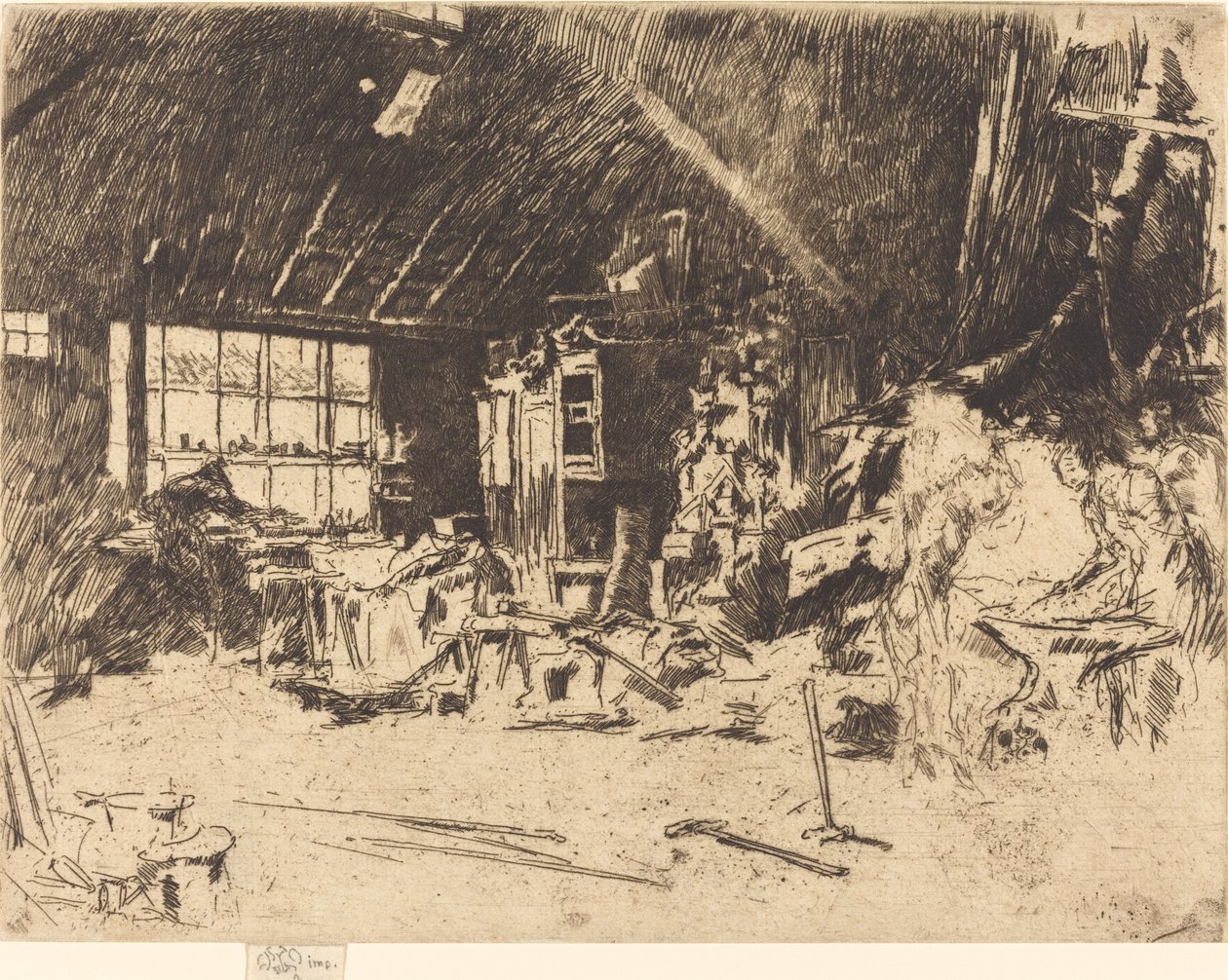 Kovárna od James Abbott McNeill Whistler