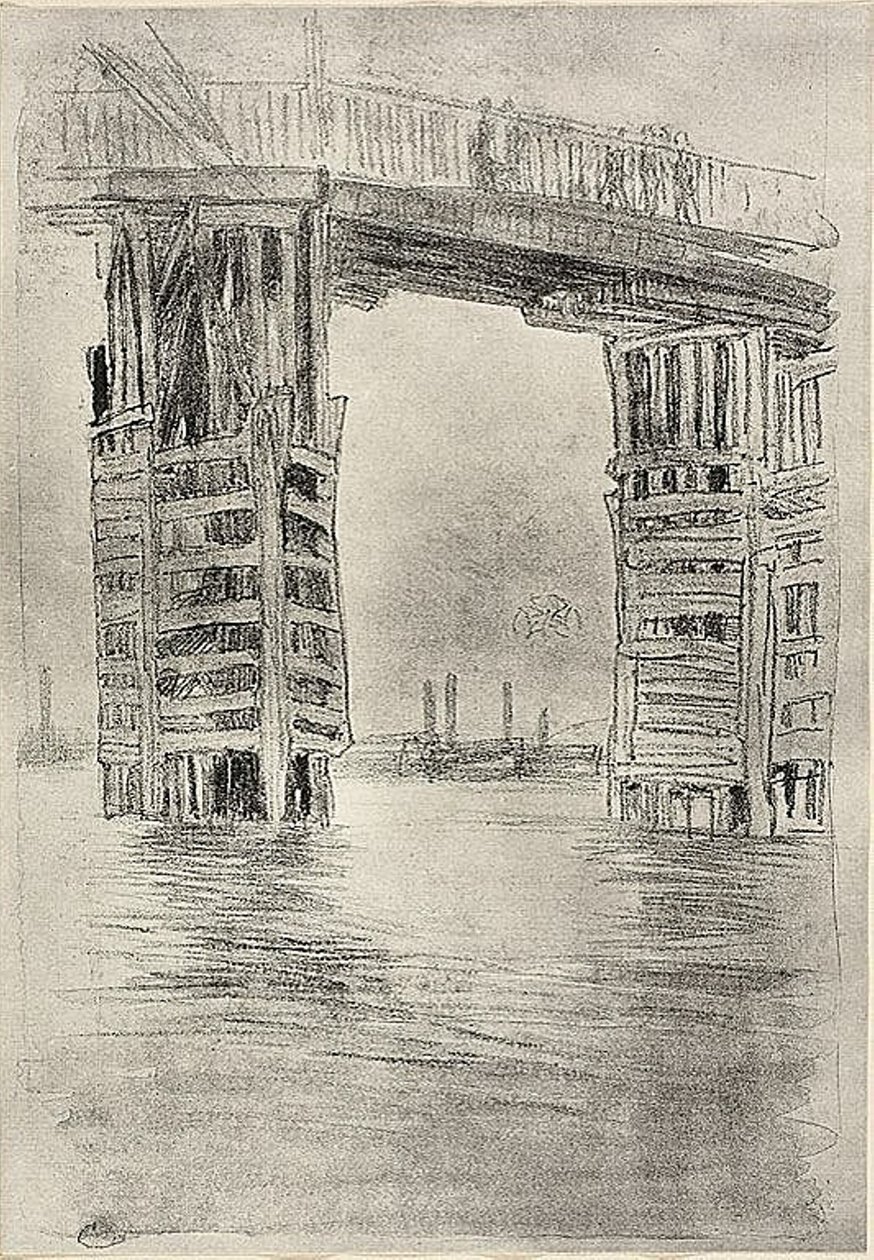Vysoký most od James Abbott McNeill Whistler