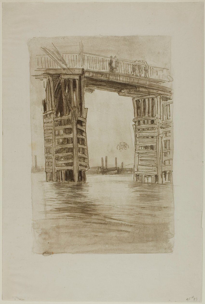 Vysoký most od James Abbott McNeill Whistler
