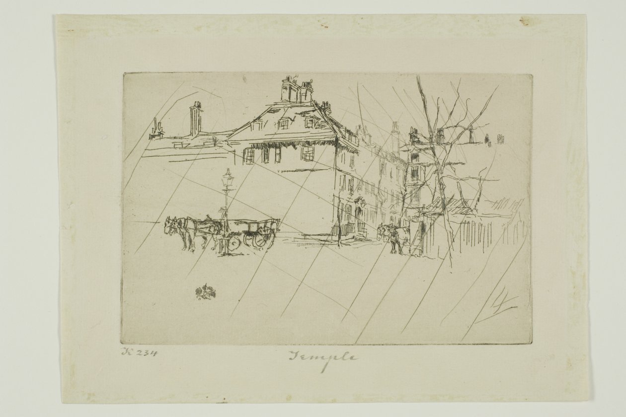 Chrám od James Abbott McNeill Whistler