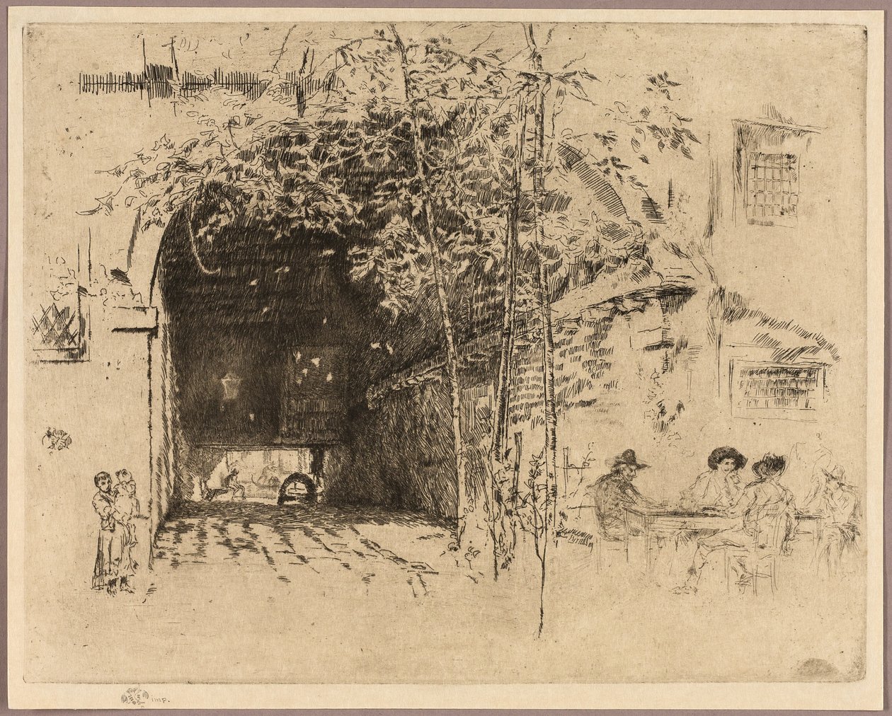The Ferry, č. 2 od James Abbott McNeill Whistler