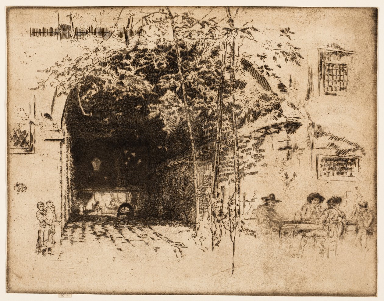 The Ferry, č. 2 od James Abbott McNeill Whistler